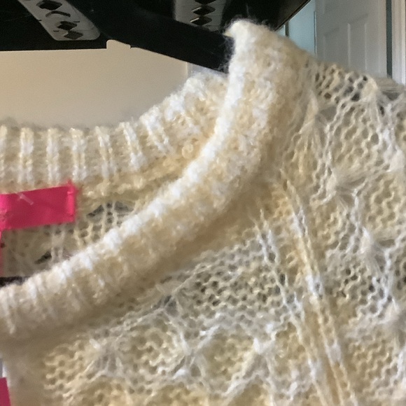 Lilly Pulitzer Corabelle Knit Sweater, coconut Honeycomb, XS, New - Picture 6 of 9